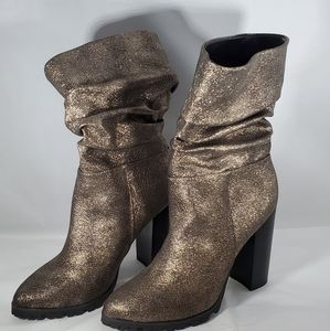 NWOT Katy Perry Slouch Heeled Boots